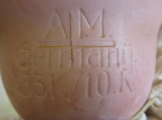 Two Armand Marseille bisque socket head character dolls Image