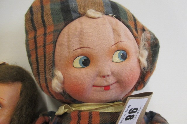 Two composition head dolls Image