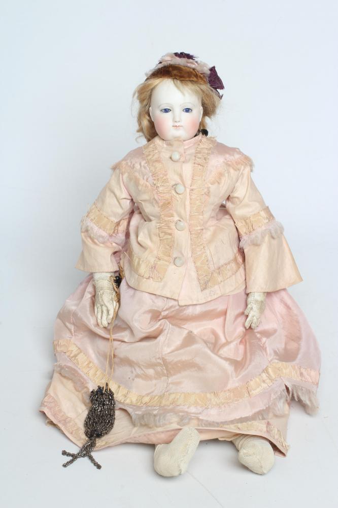 A French bisque shoulder head doll Image