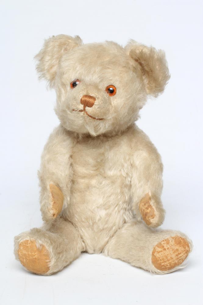 A Farnell white mohair teddy Image