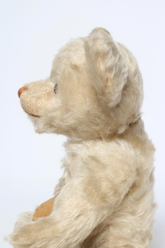 A Farnell white mohair teddy Image