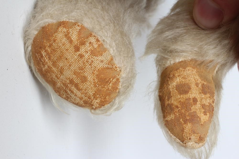 A Farnell white mohair teddy Image