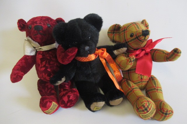 Seven collector's teddies Image