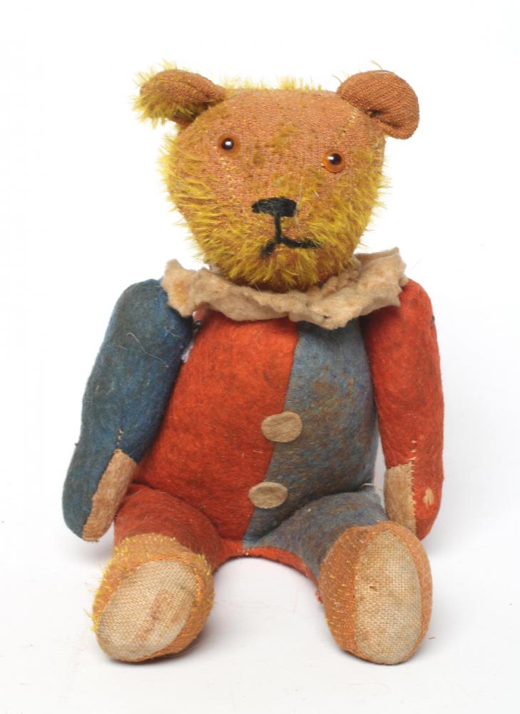 A rare pre-war jester teddy Image