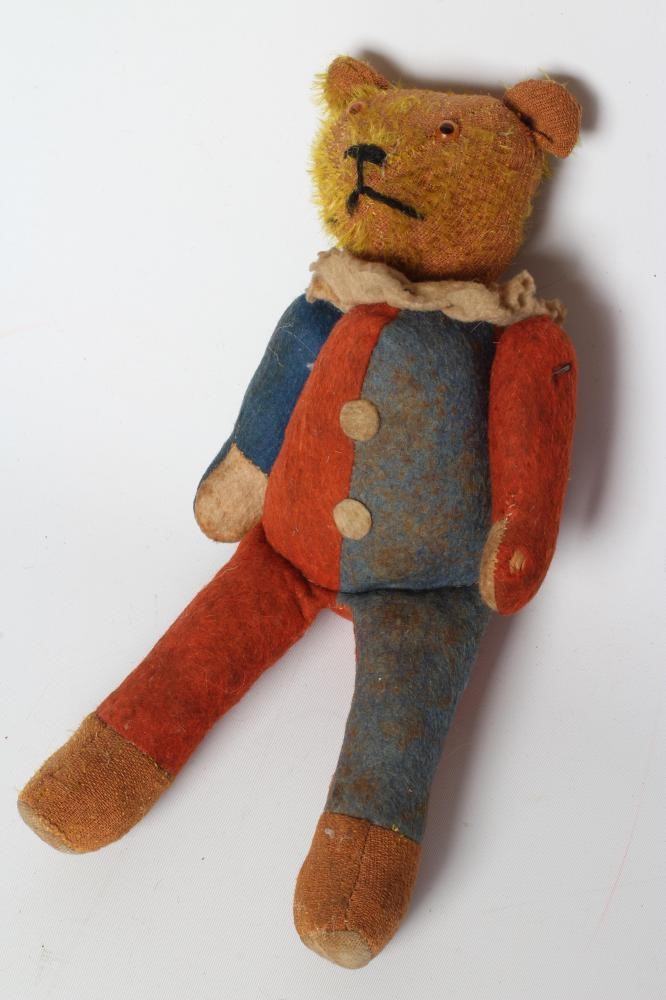 A rare pre-war jester teddy Image