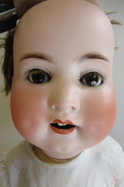 A Heubach Koppelsdorf bisque socket head doll Image