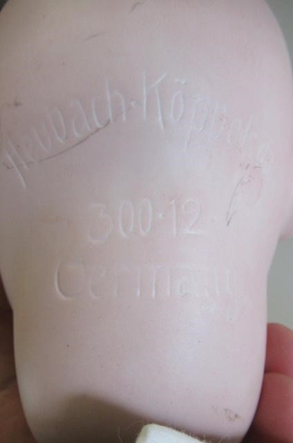 A Heubach Koppelsdorf bisque socket head doll Image