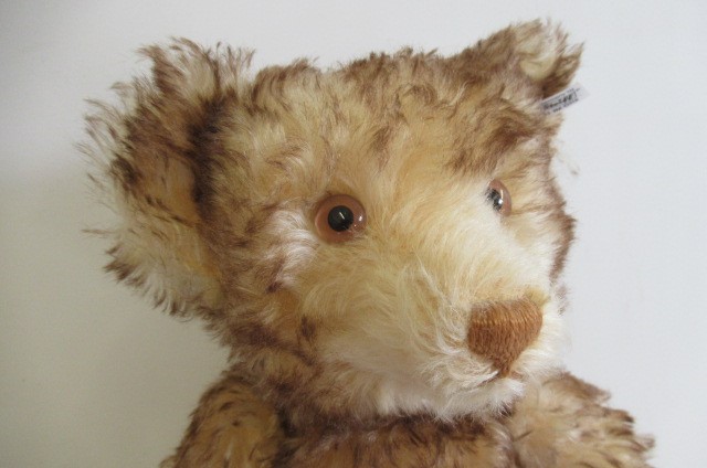 A boxed Steiff replica 1926 teddy Image