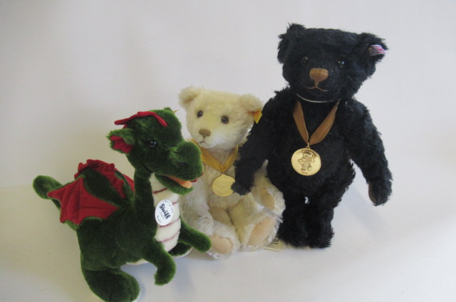 Three boxed Steiff toys Image