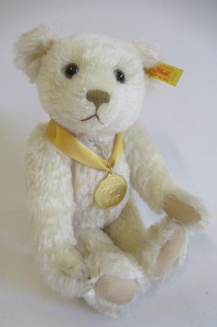 Three boxed Steiff toys Image