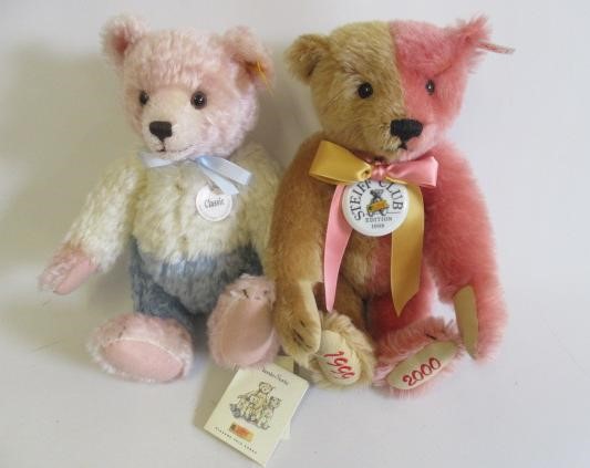 Six Steiff collector's teddy bears Image