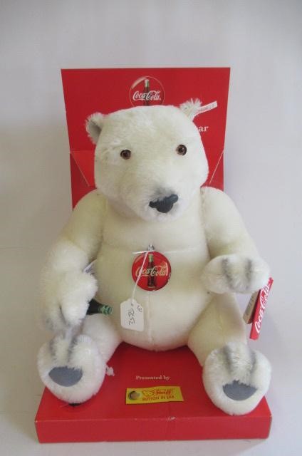 Three Steiff Coca-Cola edition bears Image