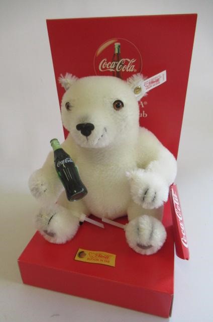 Three Steiff Coca-Cola edition bears Image
