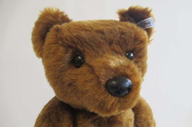 A boxed Steiff 1902 replica bear Image