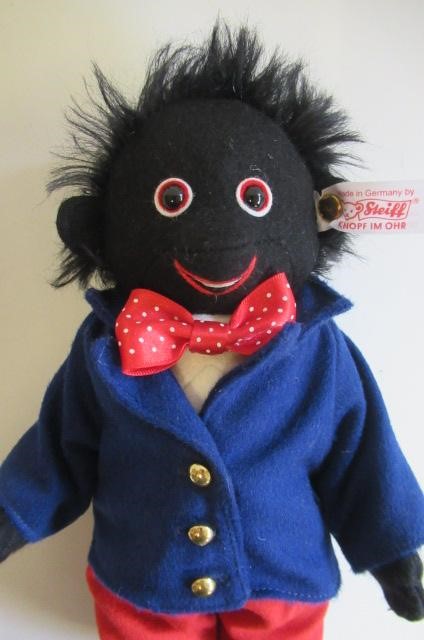 A boxed Steiff "Golly Boy" Image