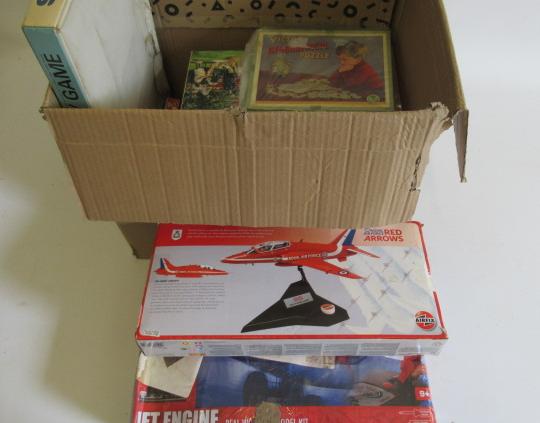 Airfix Jet Engine kit and BAE Hawk Kit Image