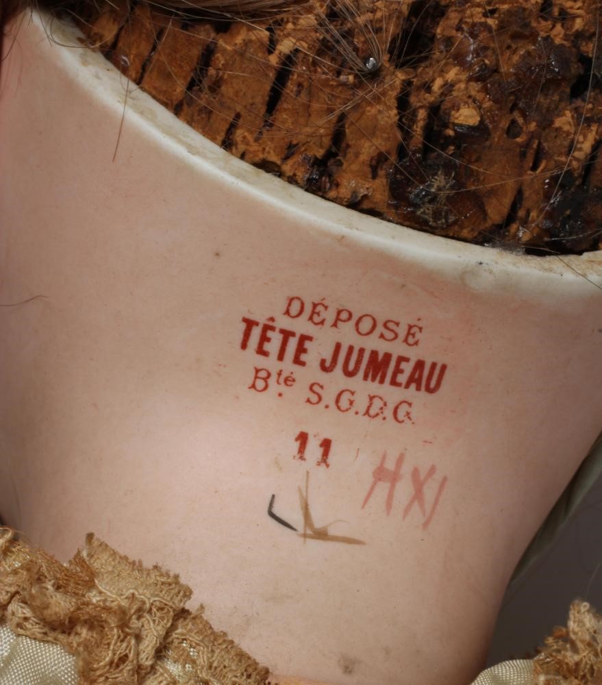 A Tete Jumeau bisque socket head doll Image