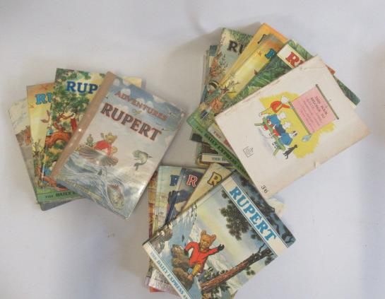 Twenty Daily Express Rupert annuals Image