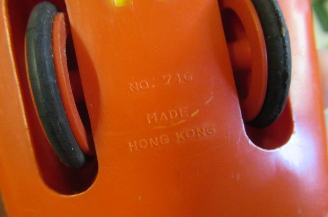 TV21 toys comprising friction powered Thunderbird 3 (one wheel missing) Image