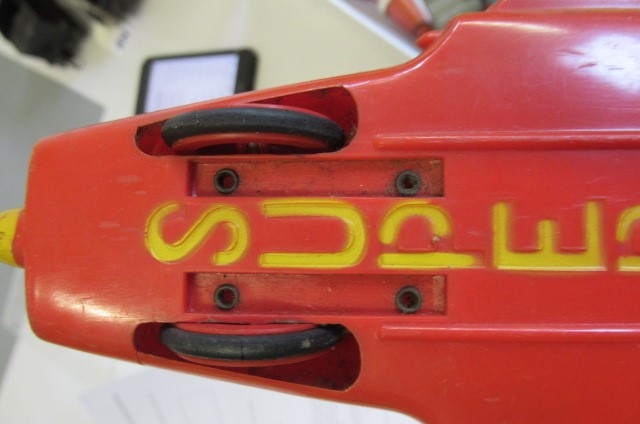 TV21 toys comprising friction powered Thunderbird 3 (one wheel missing) Image