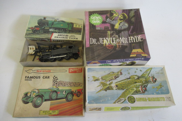 Four plastic kits by Airfix and others Image