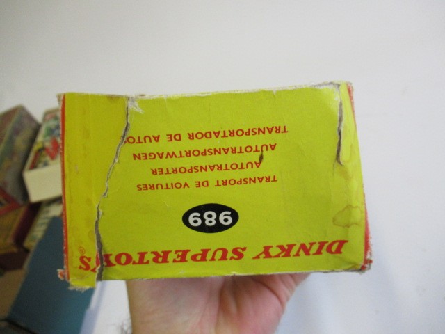 Approximately twenty five empty toy boxes from Dinky Image