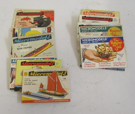 Micro Models cut-out card kit of transport subjects Image