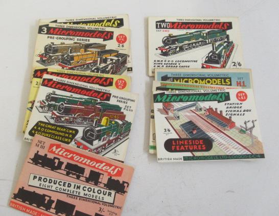 Micro Models cut-out card kits of railway subjects (11) Image