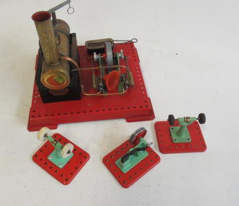 Mamod SE3 with four accessories comprising lineshaft Image