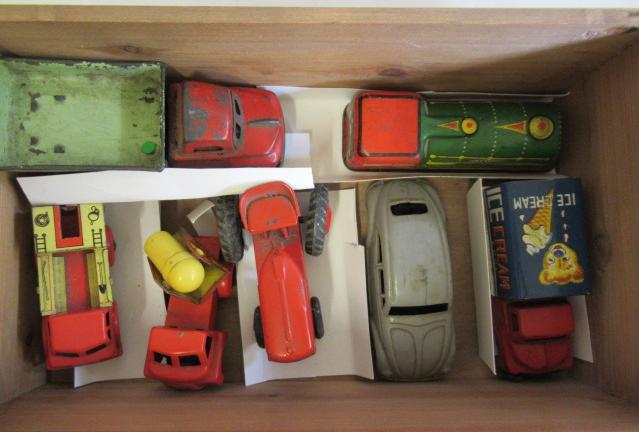 Friction powered vehicles by Minic and others Image