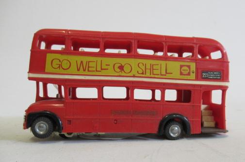 Minic Motorways London Bus with Go Well Go Shell to sides Image