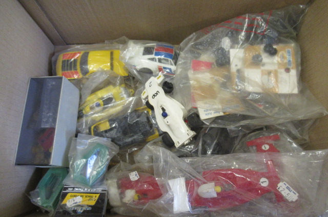 Scalextric spare parts including car bodies Image