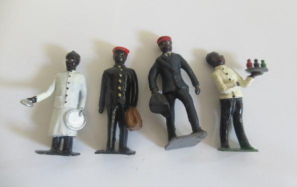 Four Timpo Crescent American issue railway porters and station staff Image