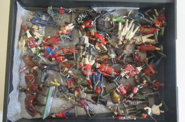 Lead military figures by Britains and others Image