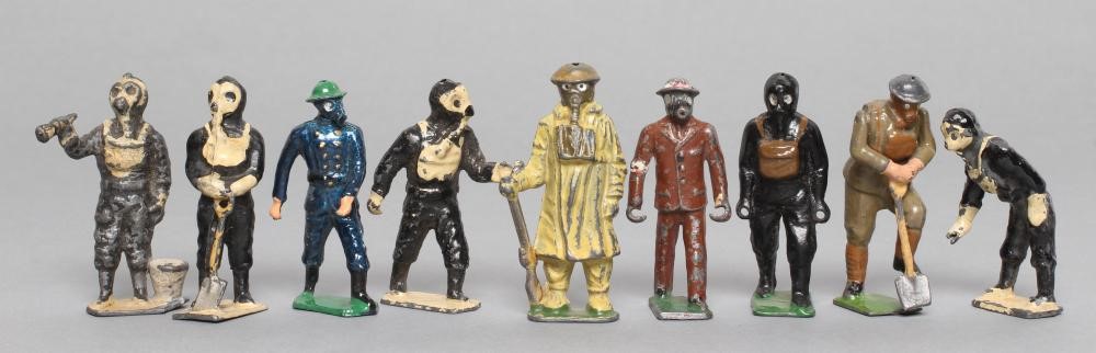 Taylor Barrett WWII air-raid parties including fireman Image