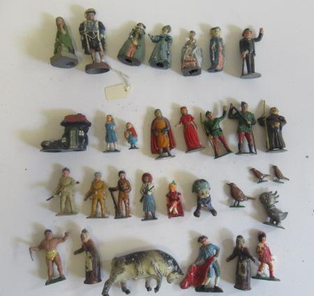 Character figures by various makers including Sir Winston Churchill Image