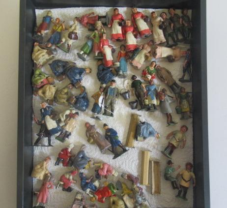 Farm workers by Britains and others including milkmaids Image