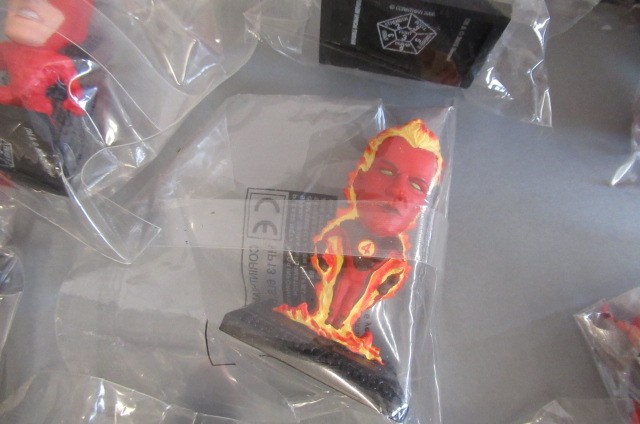 Thirty three Corinthian Marvel Super Hero figures Image