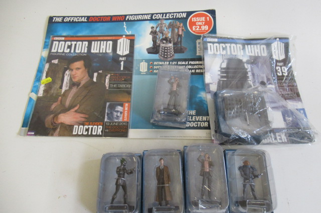 Eaglemoss Dr Who figures including Dalek Image