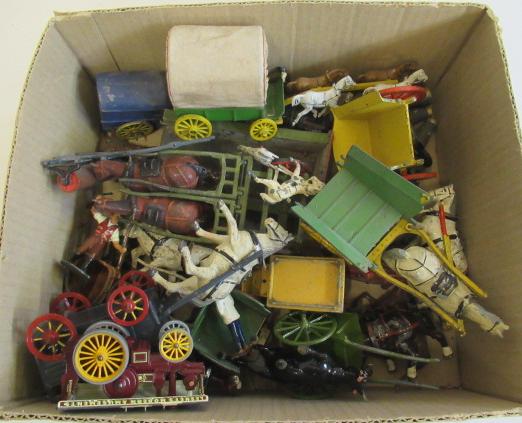 Lead farm wagons and carts Image