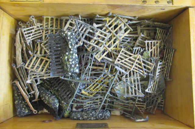 A large quantity of lead fencing and enclosures Image