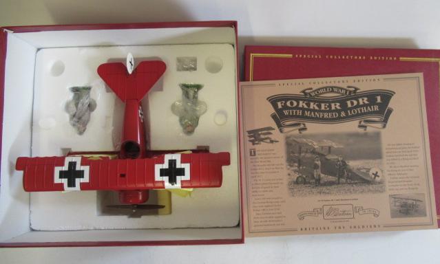 Late issue Britains soldiers Fokker Dr1 with Manfred and Lothair Image