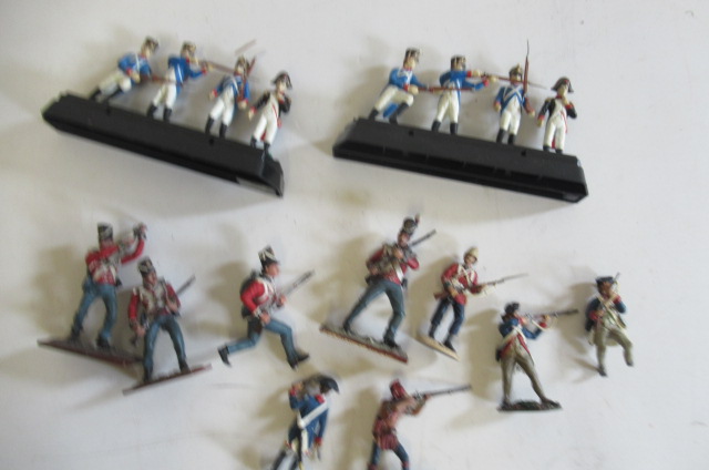 Del-Prado type cast figures including Napoleonic Image