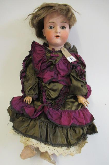 A Bruno Schmidt bisque socket head doll Image