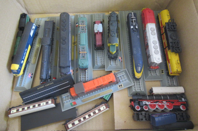 Unboxed Mini Trains display models Image