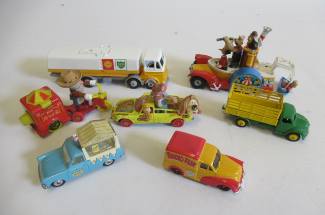 Unboxed diecast including Corgi Ford Ice Cream van Image