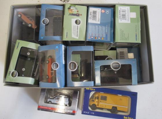 Twenty Oxford Classics for OO scale including saloon cars and vans Image