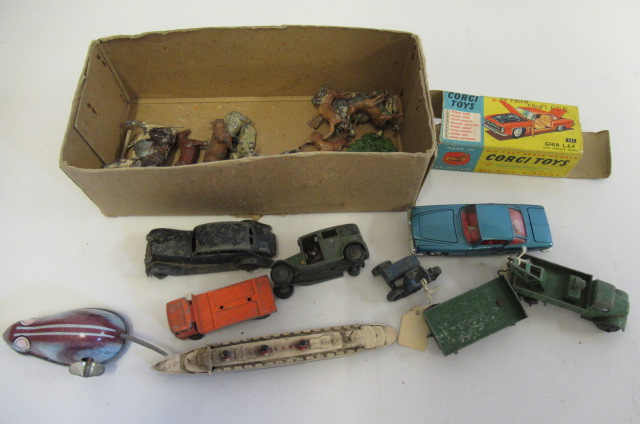 Playworn diecast including Dinky Image