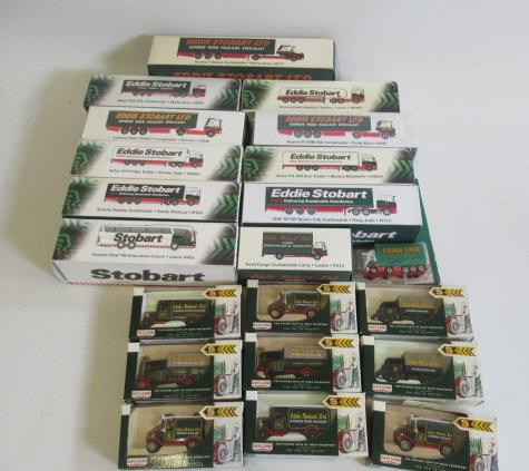 Twenty one Atlas and Lledo Eddie Stobart trucks Image