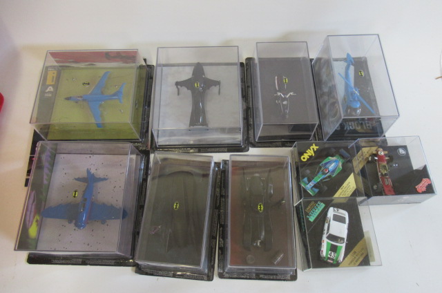 Eaglemoss Batman vehicles including Bat-plane Image
